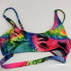 Multicolor Women's Swim Top